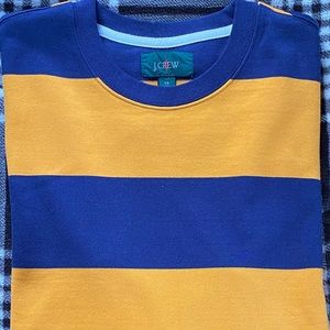 JCrew Rugby Crewneck Shirt in Stripe